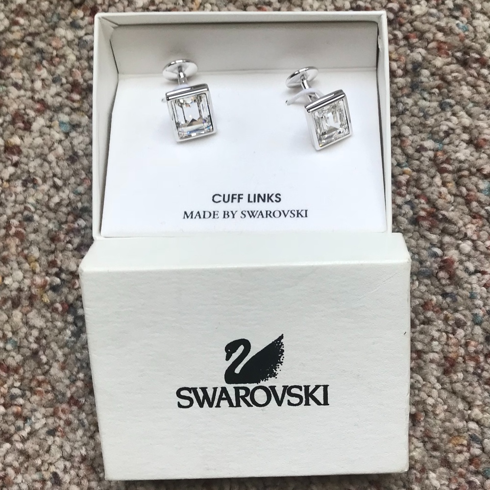 Swarovski Cuff Links
